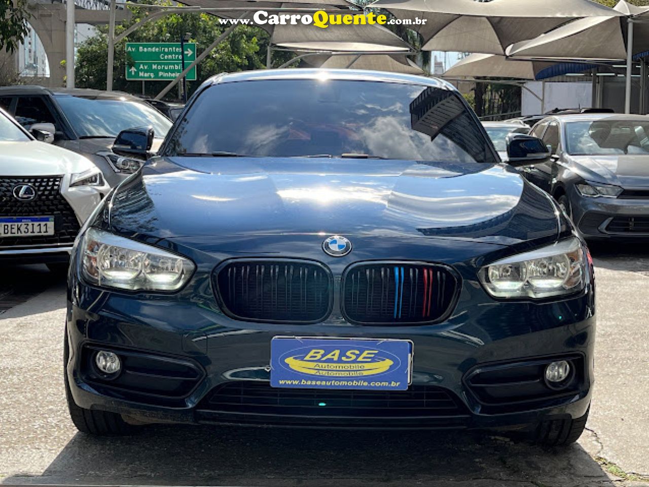 BMW   120IA SPORT 2.0ACTIVEFLEX 16V AUT.   AZUL 2016 2.0 GASOLINA - Loja