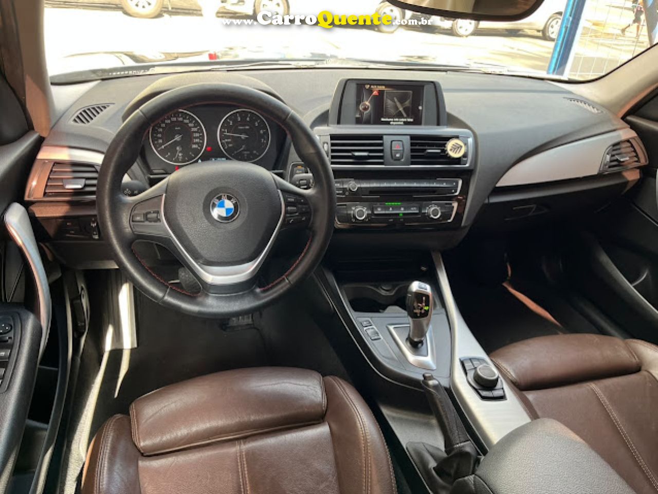 BMW   120IA SPORT 2.0ACTIVEFLEX 16V AUT.   AZUL 2016 2.0 GASOLINA - Loja
