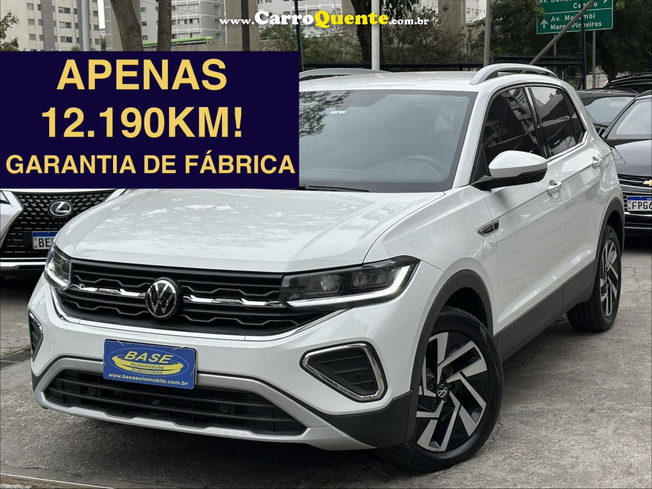 VOLKSWAGEN   T-CROSS HIG. 250 TSI 1.4 FLEX 16V 5P AUT   BRANCO 2025 1.4 TSI FLEX - Loja