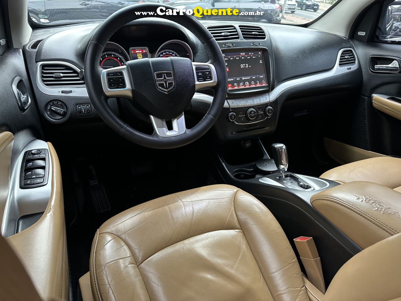 DODGE   JOURNEY RT 3.6 AWD V6 AUT.   PRETO 2015 3.6 V6 GASOLINA - Loja