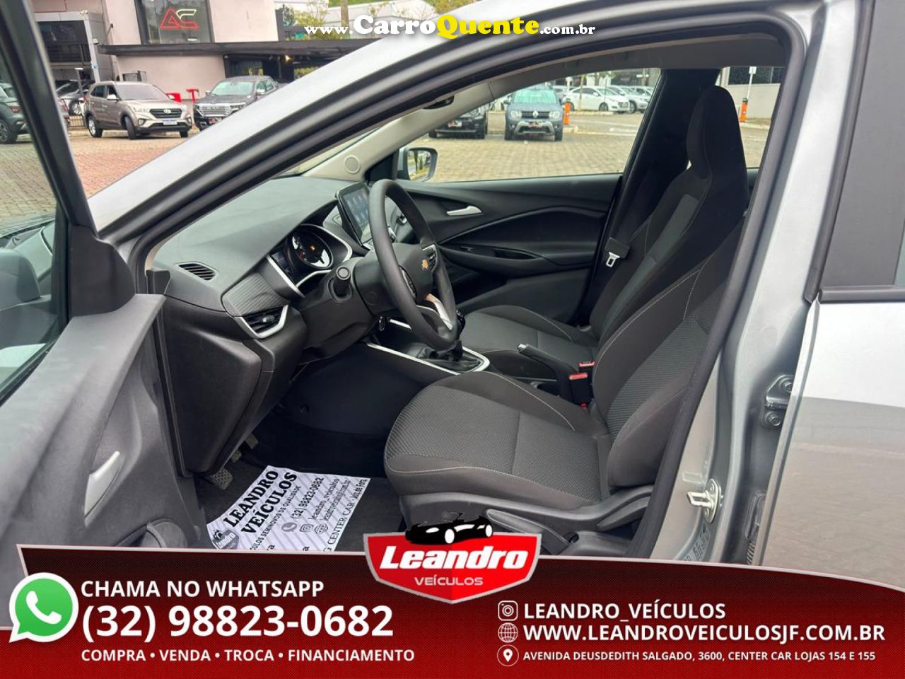CHEVROLET   ONIX HATCH LT 1.0 8V FLEXPOWER 5P MEC.   PRATA 2025 1.0 FLEX - Loja