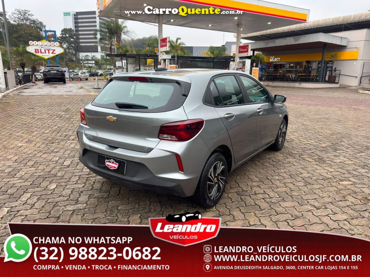 CHEVROLET   ONIX HATCH LT 1.0 8V FLEXPOWER 5P MEC.   PRATA 2025 1.0 FLEX - Loja