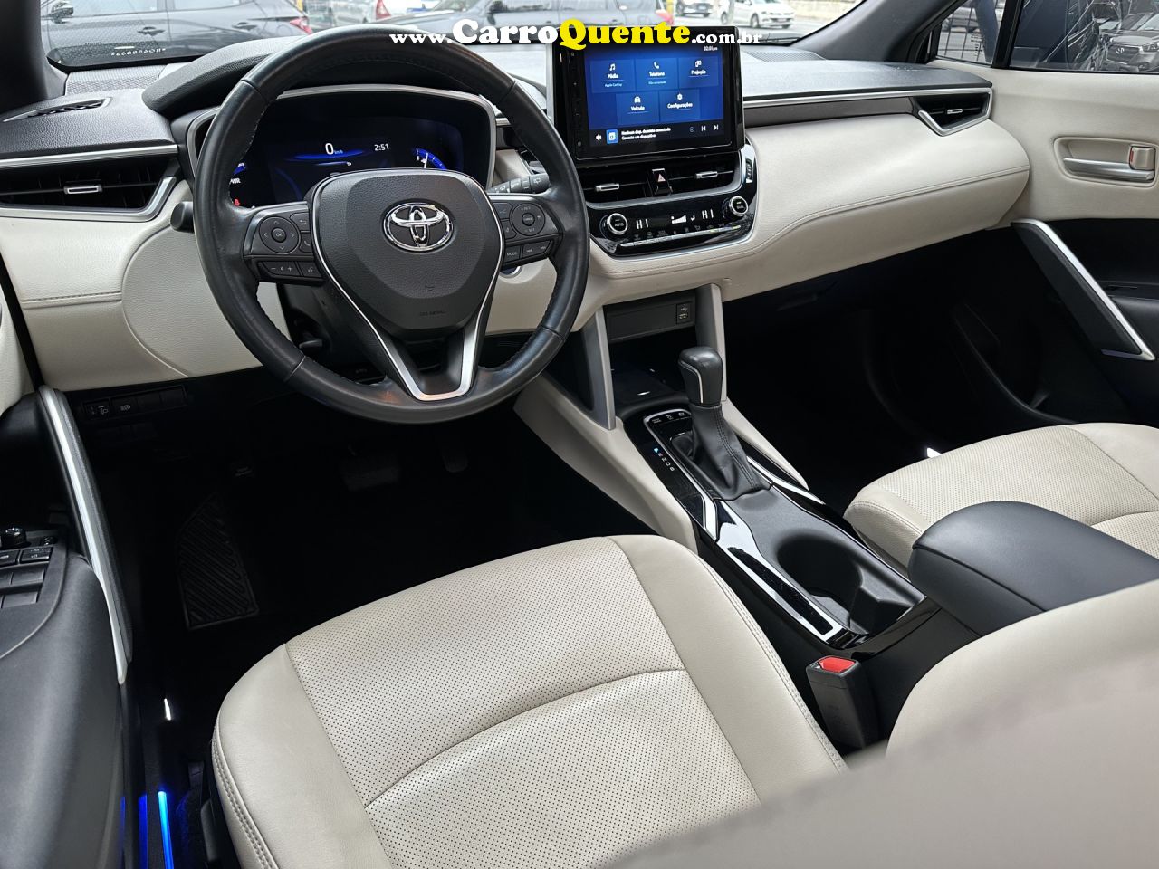TOYOTA   COROLLA CROSS XRX 1.8 16V AUT. (HÍBRIDO)   PRETO 2024 1.8 16V FLEX E ELÉTRICO - Loja