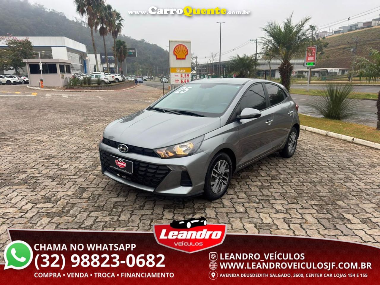 HYUNDAI   HB20 LIMITED PLUS1.0 FLEX 12V MEC.   CINZA 2025 1.0 FLEX - Loja