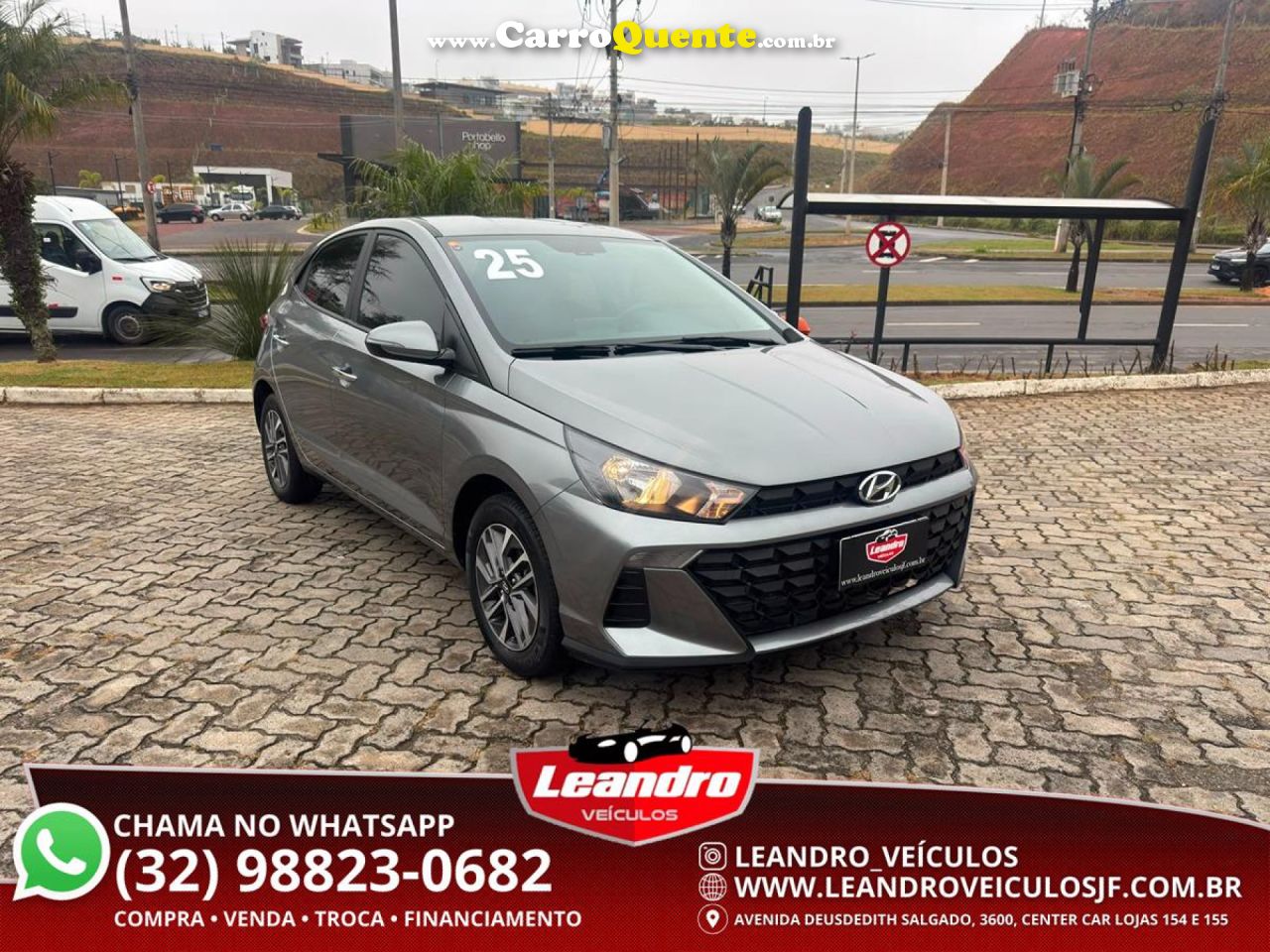 HYUNDAI   HB20 LIMITED PLUS1.0 FLEX 12V MEC.   CINZA 2025 1.0 FLEX - Loja
