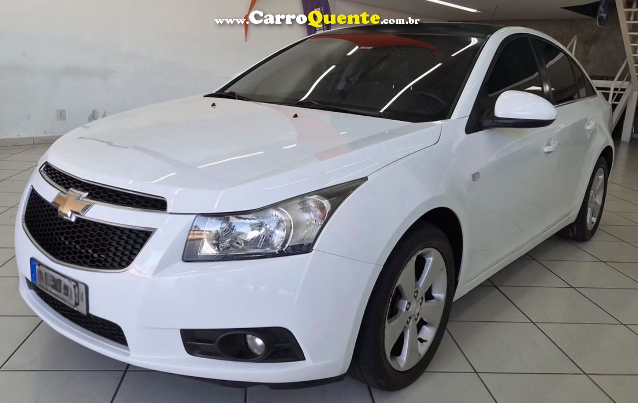 CHEVROLET   CRUZE LT 1.8 16V FLEXPOWER 4P AUT.   BRANCO 2013 1.8 FLEX - Loja