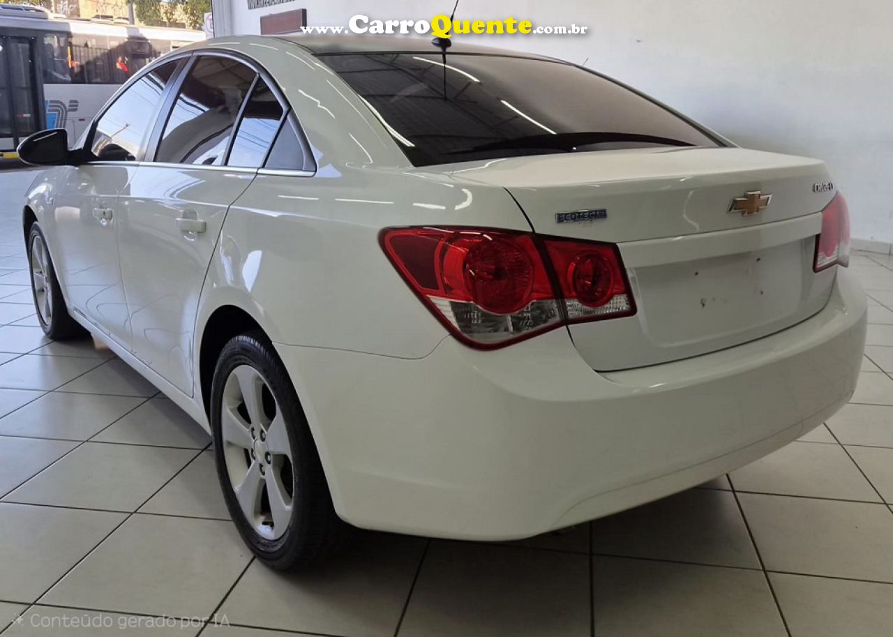 CHEVROLET   CRUZE LT 1.8 16V FLEXPOWER 4P AUT.   BRANCO 2013 1.8 FLEX - Loja