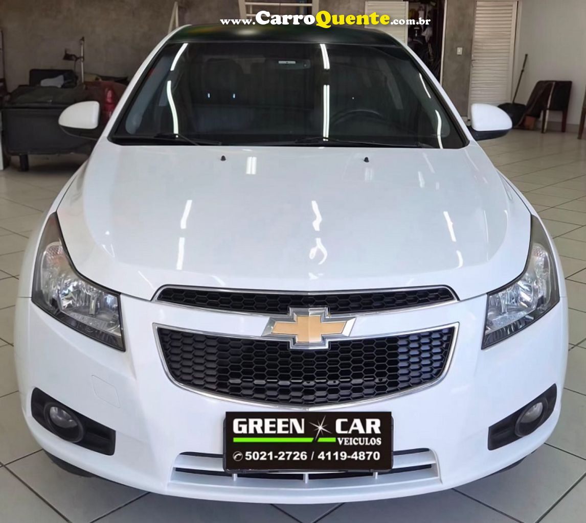 CHEVROLET   CRUZE LT 1.8 16V FLEXPOWER 4P AUT.   BRANCO 2013 1.8 FLEX - Loja