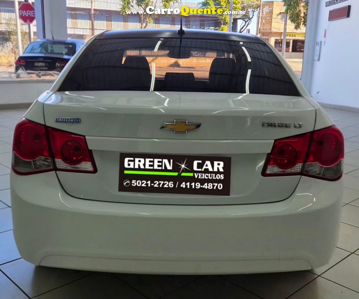 CHEVROLET   CRUZE LT 1.8 16V FLEXPOWER 4P AUT.   BRANCO 2013 1.8 FLEX - Loja