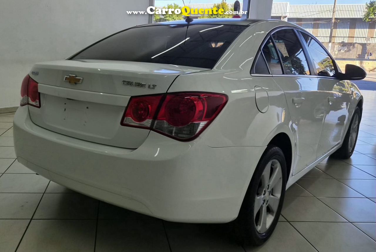 CHEVROLET   CRUZE LT 1.8 16V FLEXPOWER 4P AUT.   BRANCO 2013 1.8 FLEX - Loja