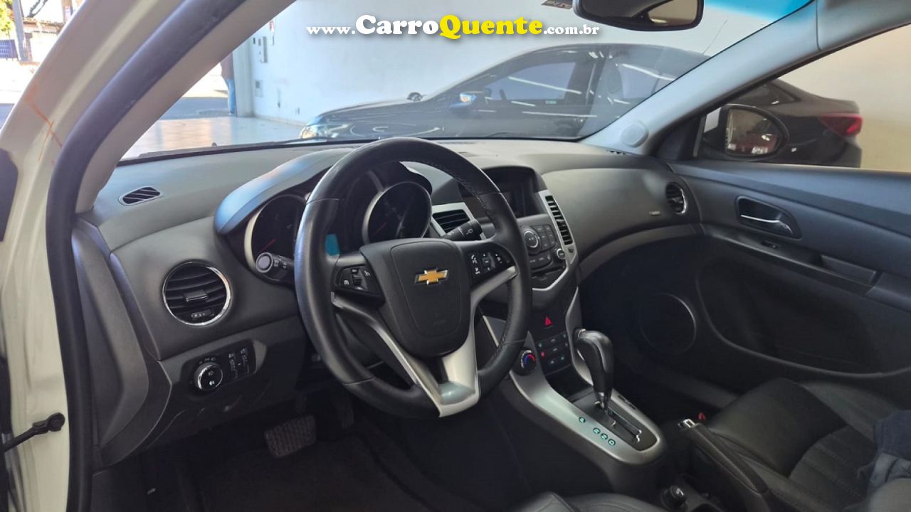 CHEVROLET   CRUZE LT 1.8 16V FLEXPOWER 4P AUT.   BRANCO 2013 1.8 FLEX - Loja