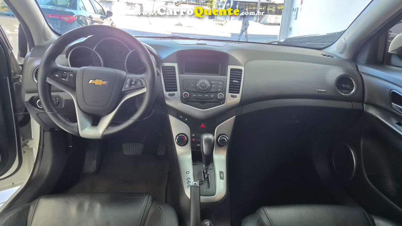 CHEVROLET   CRUZE LT 1.8 16V FLEXPOWER 4P AUT.   BRANCO 2013 1.8 FLEX - Loja