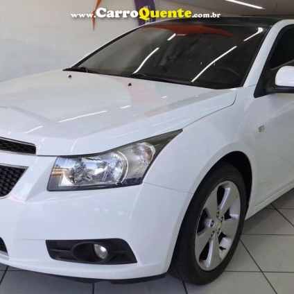 CHEVROLET   CRUZE LT 1.8 16V FLEXPOWER 4P AUT.   BRANCO 2013 1.8 FLEX