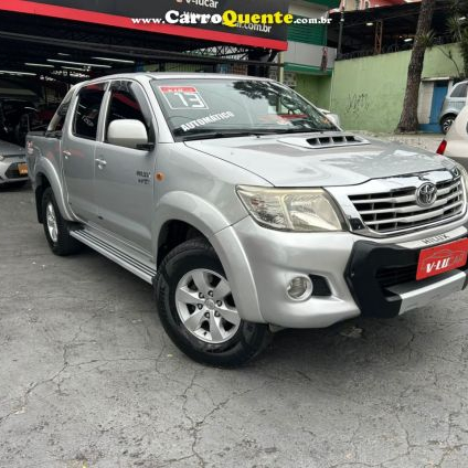 TOYOTA   HILUX CD SR 4X2 2.7 16V2.7 FLEX AUT.   PRATA 2013 2.7 FLEX