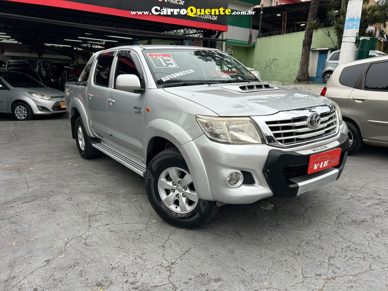 TOYOTA   HILUX CD SR 4X2 2.7 16V2.7 FLEX AUT.   PRATA 2013 2.7 FLEX - Loja