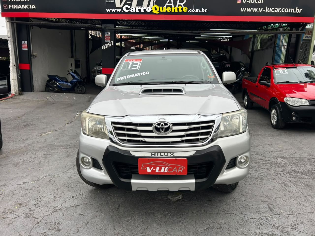 TOYOTA   HILUX CD SR 4X2 2.7 16V2.7 FLEX AUT.   PRATA 2013 2.7 FLEX - Loja