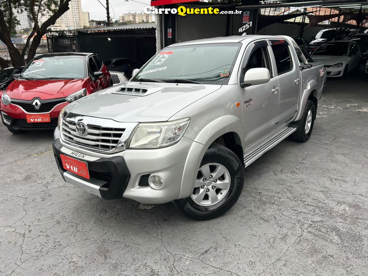 TOYOTA   HILUX CD SR 4X2 2.7 16V2.7 FLEX AUT.   PRATA 2013 2.7 FLEX - Loja
