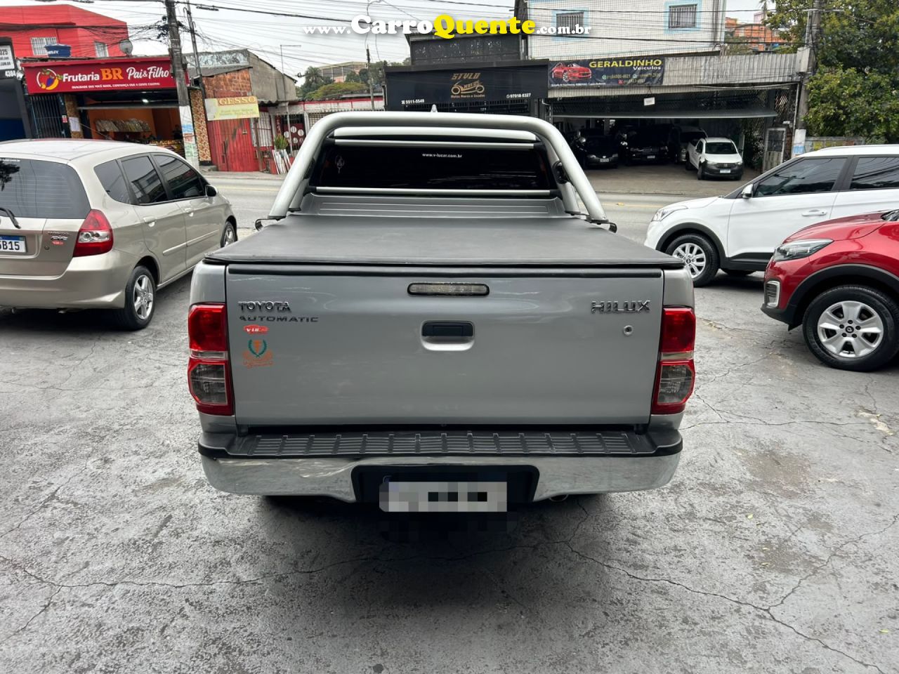 TOYOTA   HILUX CD SR 4X2 2.7 16V2.7 FLEX AUT.   PRATA 2013 2.7 FLEX - Loja
