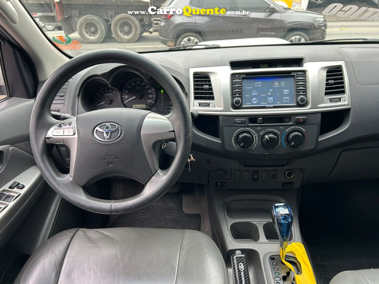 TOYOTA   HILUX CD SR 4X2 2.7 16V2.7 FLEX AUT.   PRATA 2013 2.7 FLEX - Loja