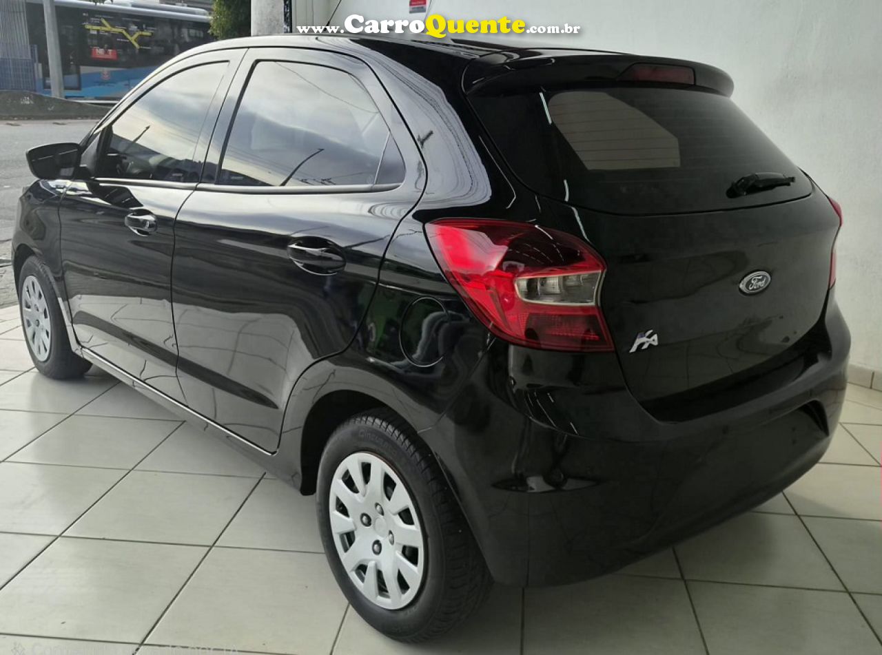 FORD   KA 1.0 SESE PLUS TIVCT FLEX 5P   PRETO 2018 1.0 FLEX - Loja