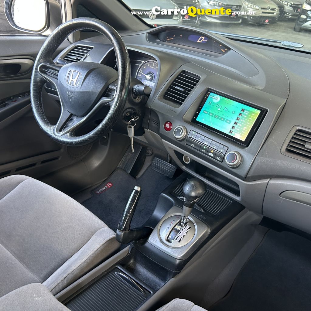 HONDA   CIVIC SED LX 1.8 AUT 4P   PRATA 2007 1.8 GASOLINA - Loja