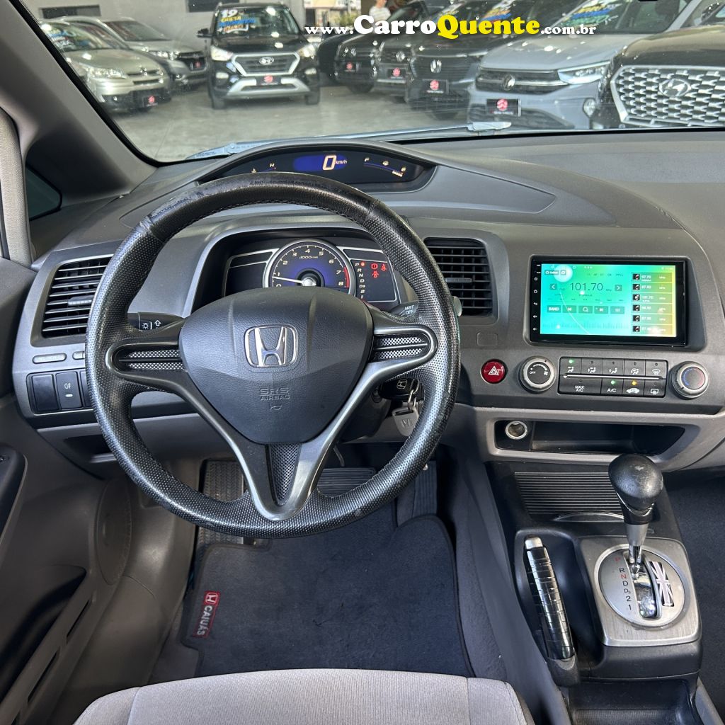HONDA   CIVIC SED LX 1.8 AUT 4P   PRATA 2007 1.8 GASOLINA - Loja