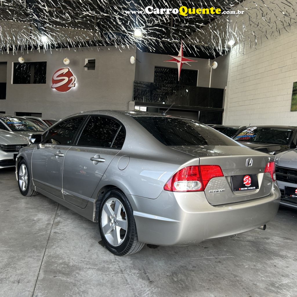 HONDA   CIVIC SED LX 1.8 AUT 4P   PRATA 2007 1.8 GASOLINA - Loja