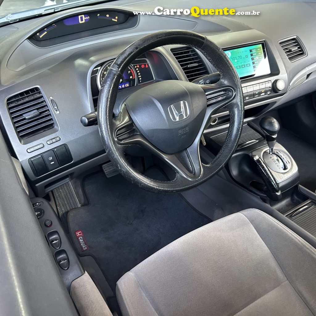 HONDA   CIVIC SED LX 1.8 AUT 4P   PRATA 2007 1.8 GASOLINA - Loja
