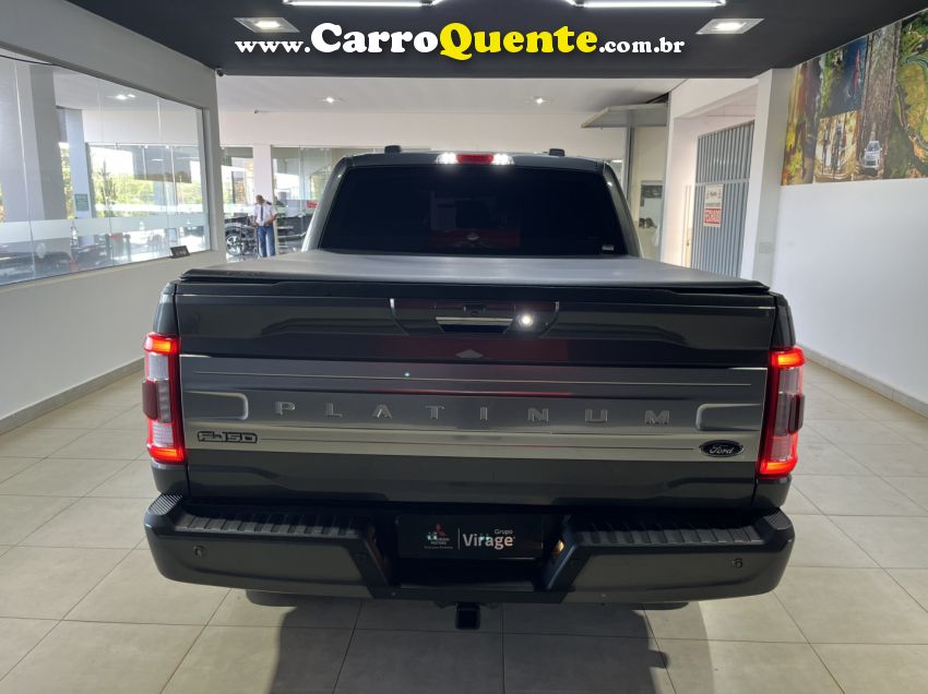 Ford F-150 5.0 V8 GASOLINA CD PLATINUM FX4 AUTOMÁTICO - Loja
