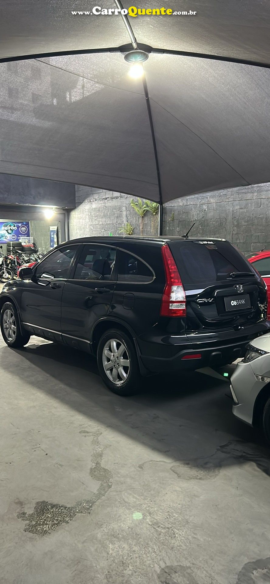 HONDA   CR-V LX 2.0 16V 2WD2.0 FLEXONE AUT.   PRETO 2008 2.0 GASOLINA - Loja