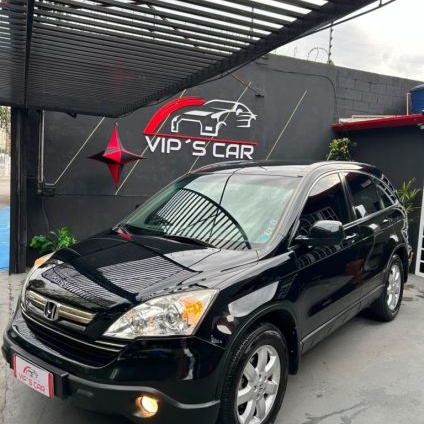 HONDA   CR-V LX 2.0 16V 2WD2.0 FLEXONE AUT.   PRETO 2008 2.0 GASOLINA