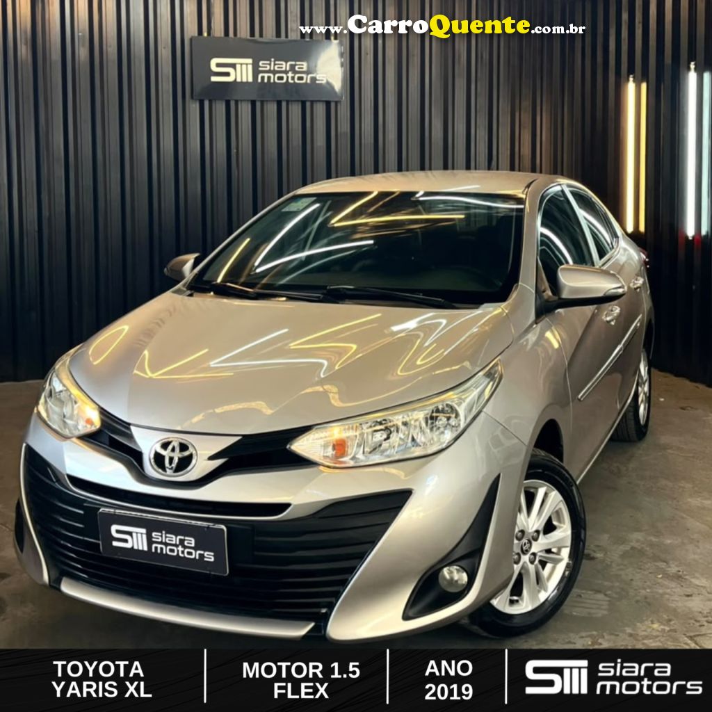 TOYOTA   YARIS XL PLUS T. SED. 1.5 FLEX 16V AUT.   PRATA 2019 1.5 FLEX - Loja