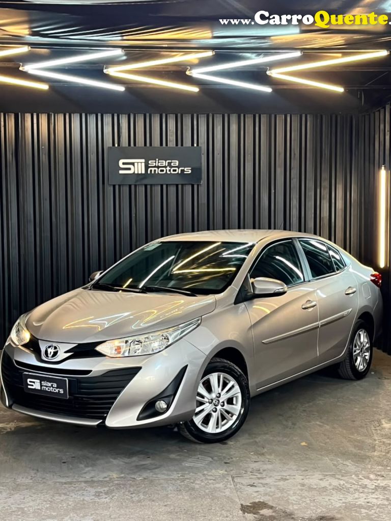 TOYOTA   YARIS XL PLUS T. SED. 1.5 FLEX 16V AUT.   PRATA 2019 1.5 FLEX - Loja