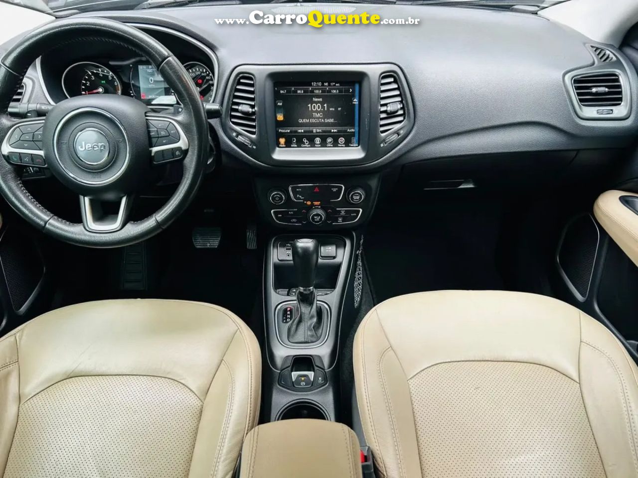 JEEP   COMPASS LONGITUDE 2.0 4X2 FLEX 16V AUT.   PRATA 2017 2.0 FLEX - Loja