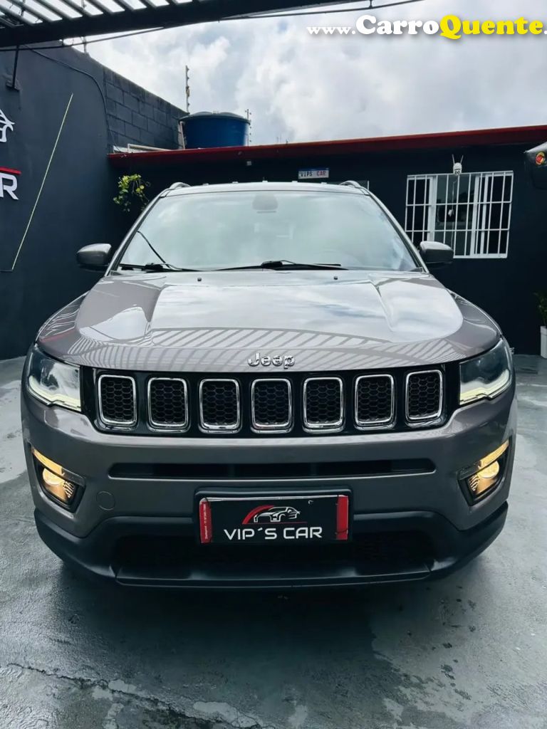 JEEP   COMPASS LONGITUDE 2.0 4X2 FLEX 16V AUT.   PRATA 2017 2.0 FLEX - Loja