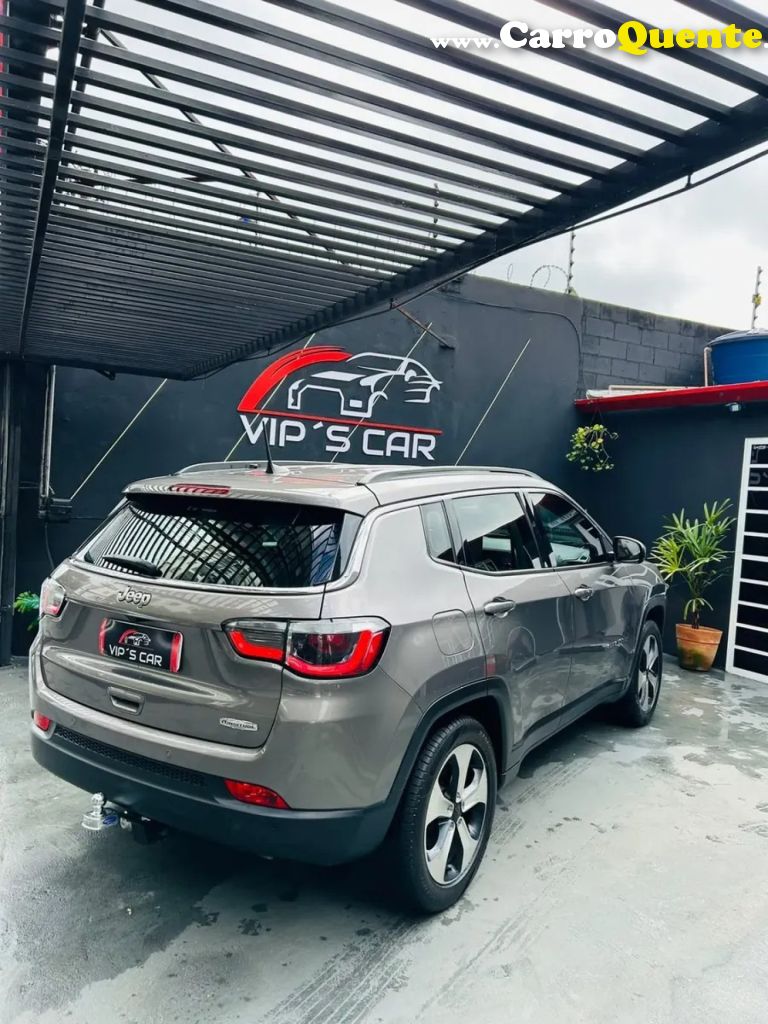 JEEP   COMPASS LONGITUDE 2.0 4X2 FLEX 16V AUT.   PRATA 2017 2.0 FLEX - Loja