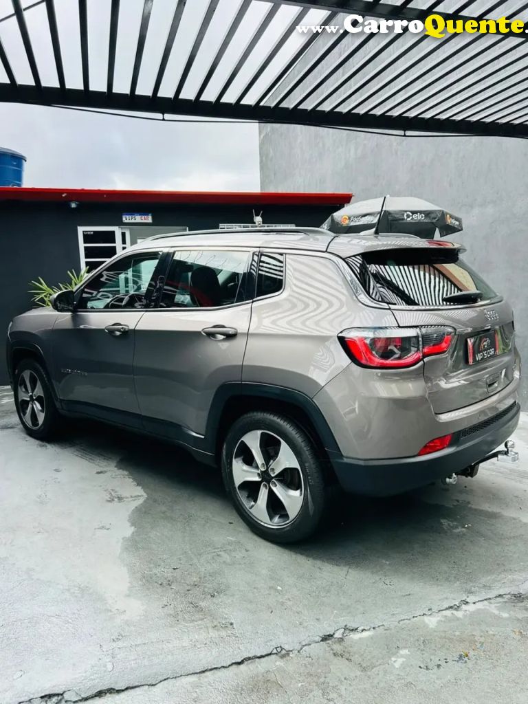 JEEP   COMPASS LONGITUDE 2.0 4X2 FLEX 16V AUT.   PRATA 2017 2.0 FLEX - Loja