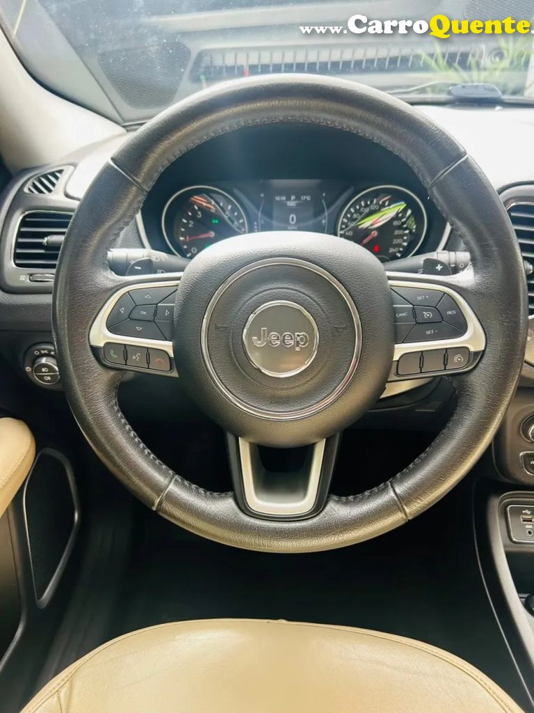 JEEP   COMPASS LONGITUDE 2.0 4X2 FLEX 16V AUT.   PRATA 2017 2.0 FLEX - Loja