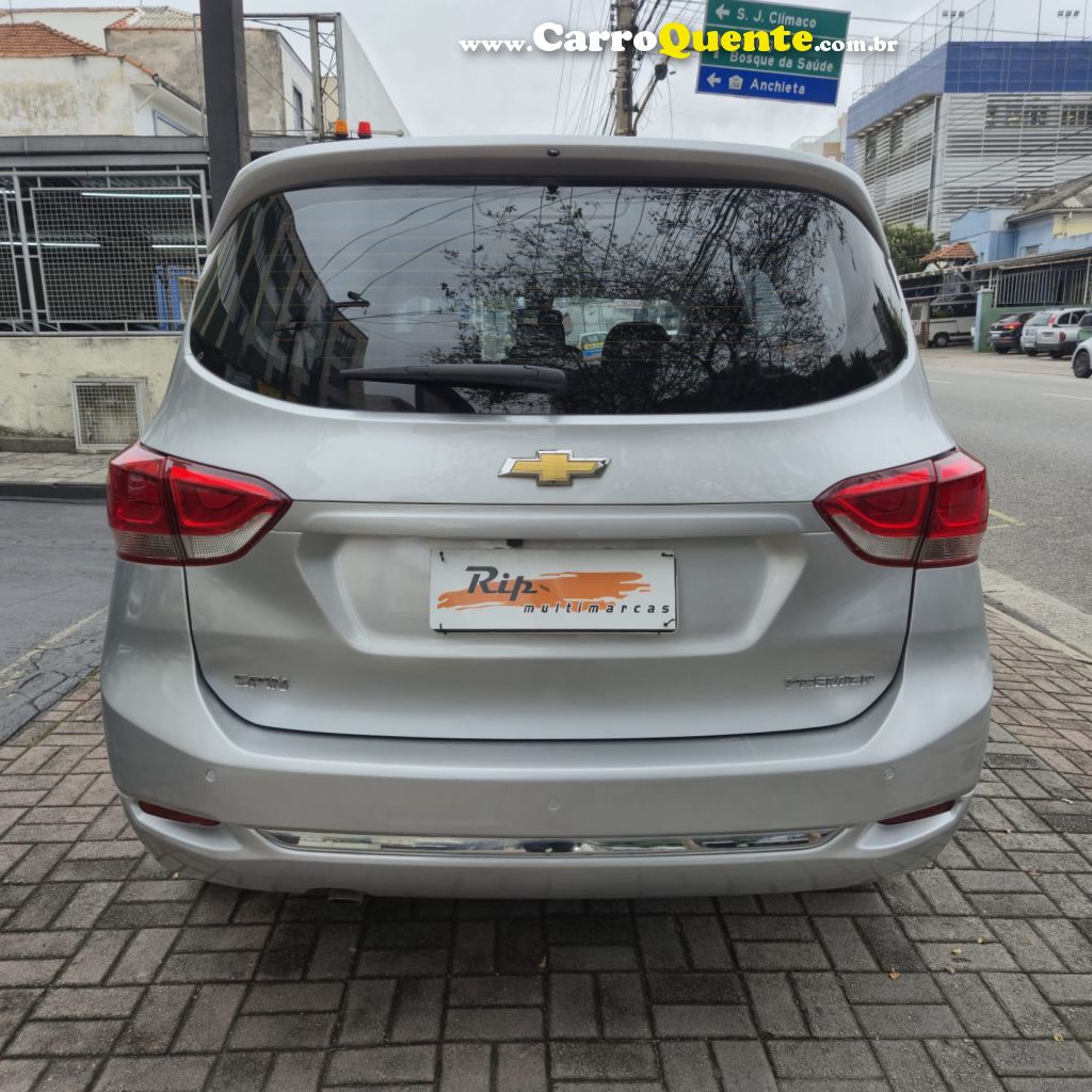 CHEVROLET   SPIN PREMIER 1.8 8V ECONO.FLEX 5P AUT.   PRATA 2023 1.8 FLEX - Loja