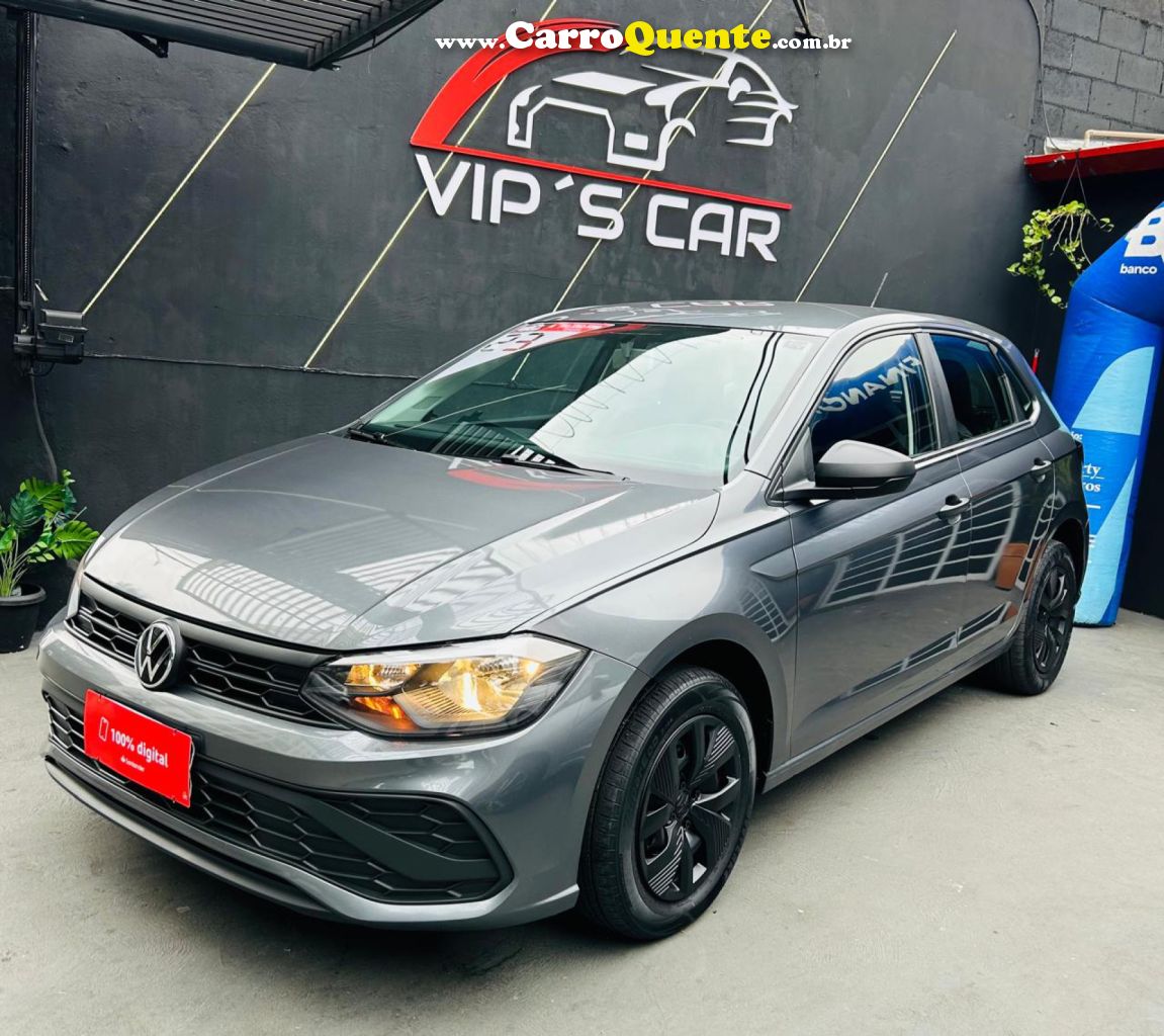 VOLKSWAGEN   POLO TRACK 1.0 FLEX 12V 5P   CINZA 2023 1.0 FLEX - Loja