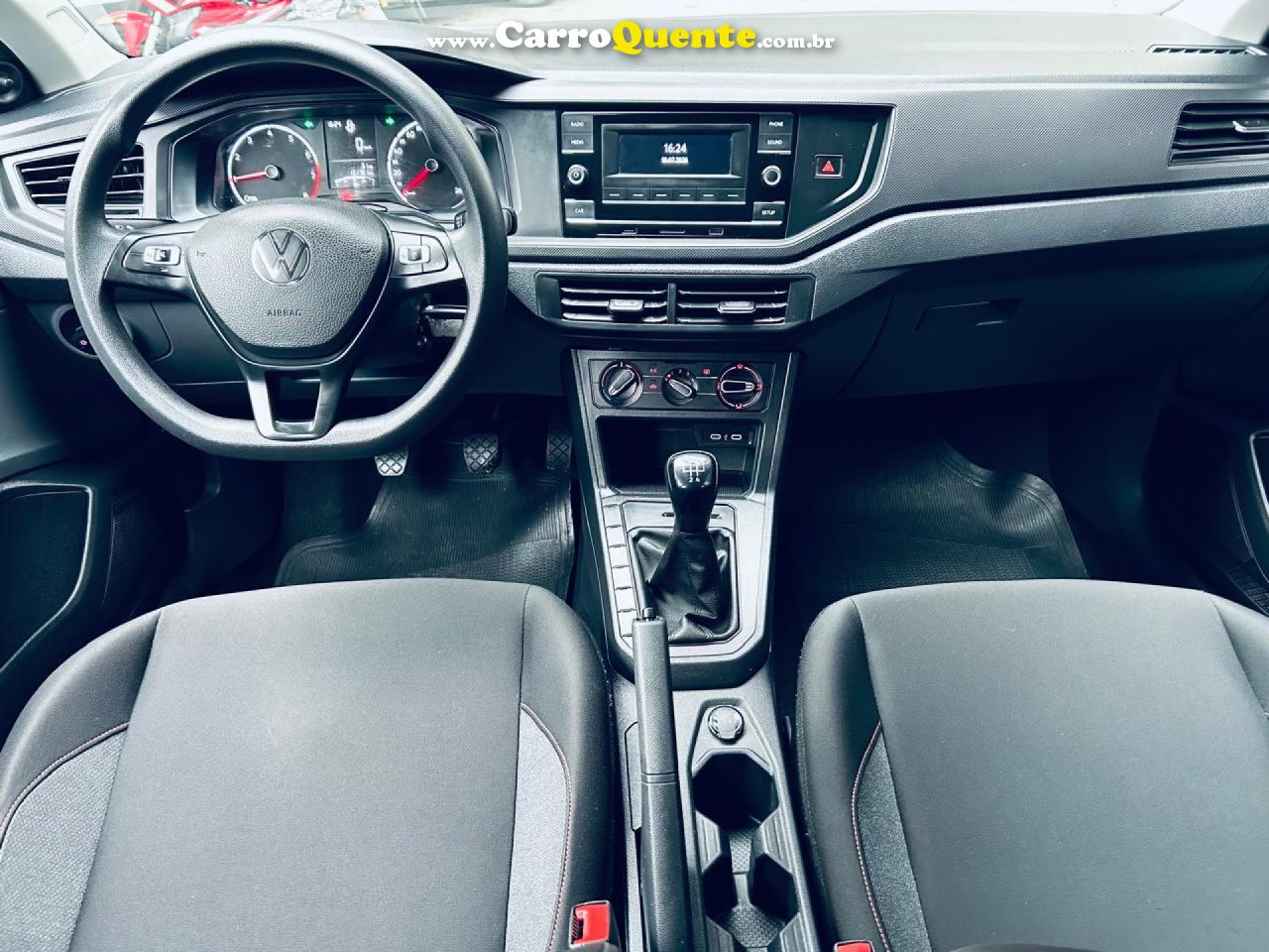 VOLKSWAGEN   POLO TRACK 1.0 FLEX 12V 5P   CINZA 2023 1.0 FLEX - Loja