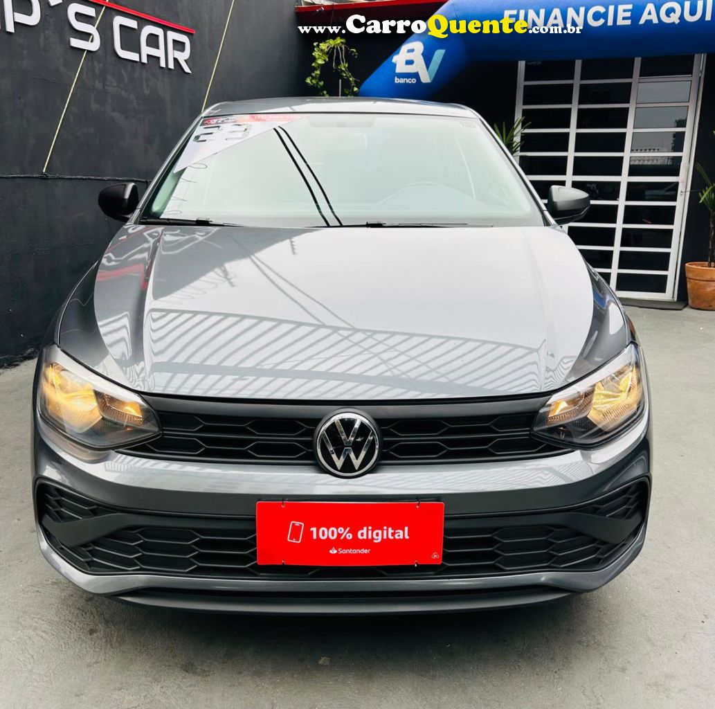 VOLKSWAGEN   POLO TRACK 1.0 FLEX 12V 5P   CINZA 2023 1.0 FLEX - Loja