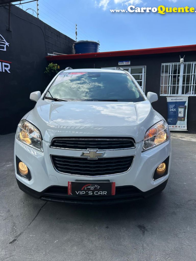 CHEVROLET   TRACKER LTZ 1.8 16V FLEX 4X2 AUT.   BRANCO 2014 1.8 FLEX - Loja