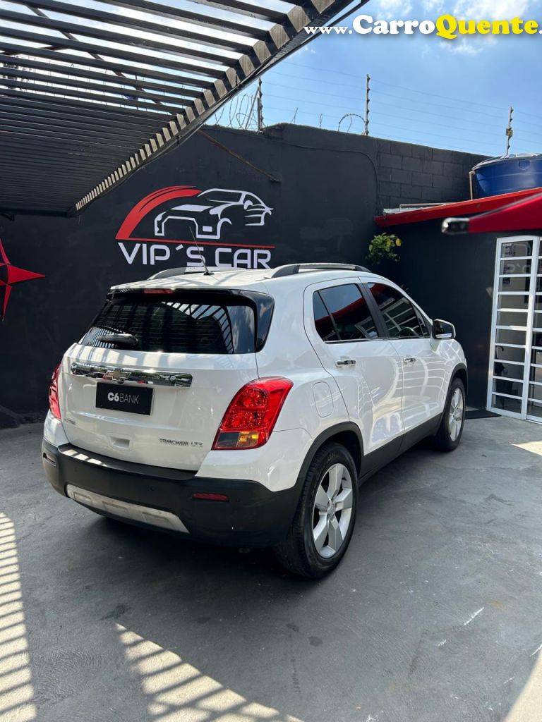 CHEVROLET   TRACKER LTZ 1.8 16V FLEX 4X2 AUT.   BRANCO 2014 1.8 FLEX - Loja