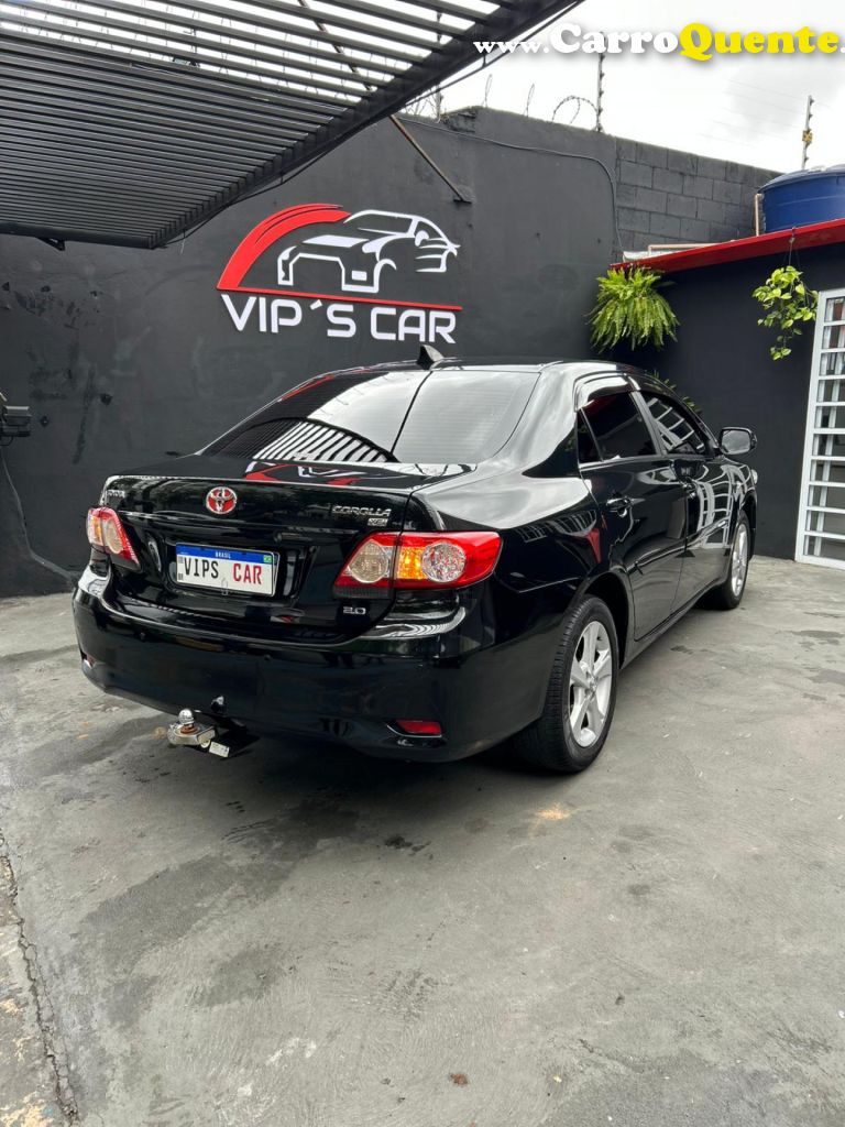 TOYOTA   COROLLA XEI 2.0 FLEX 16V AUT.   PRETO 2012 2.0 FLEX - Loja