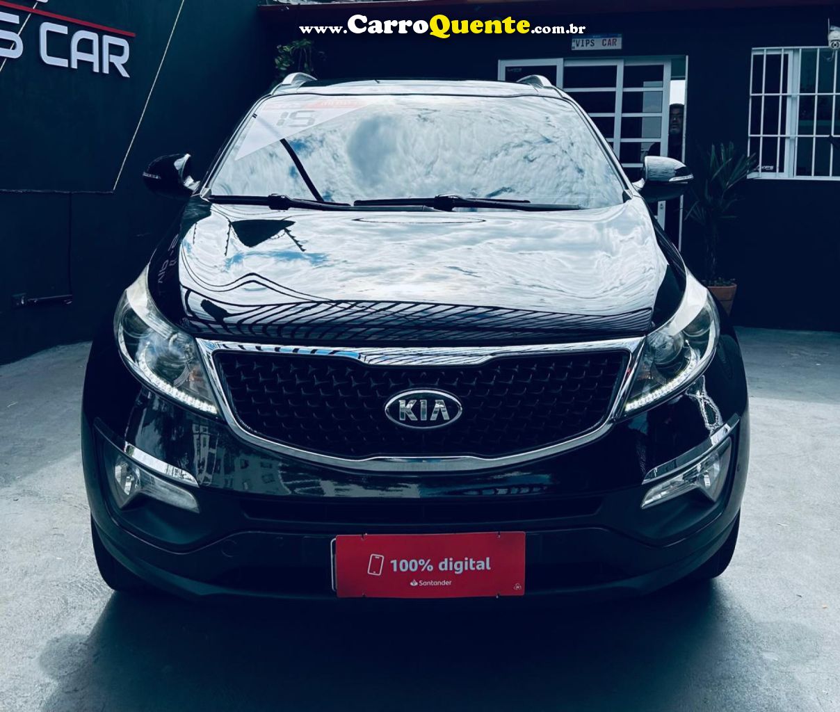 KIA   SPORTAGE EX 2.0 16V 2.0 16V FLEX AUT.   PRETO 2015 2.0 FLEX - Loja
