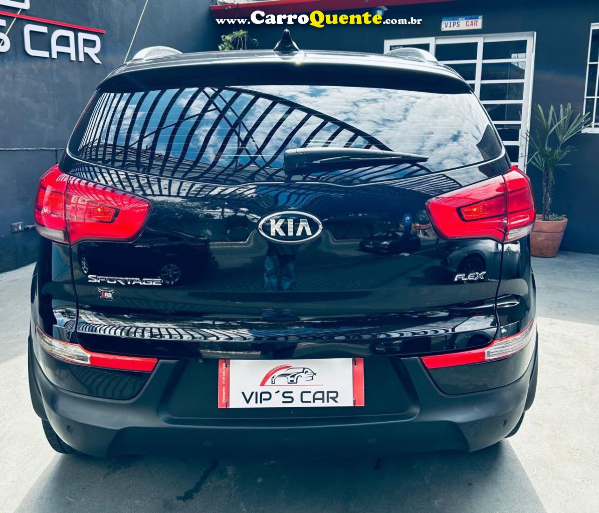 KIA   SPORTAGE EX 2.0 16V 2.0 16V FLEX AUT.   PRETO 2015 2.0 FLEX - Loja