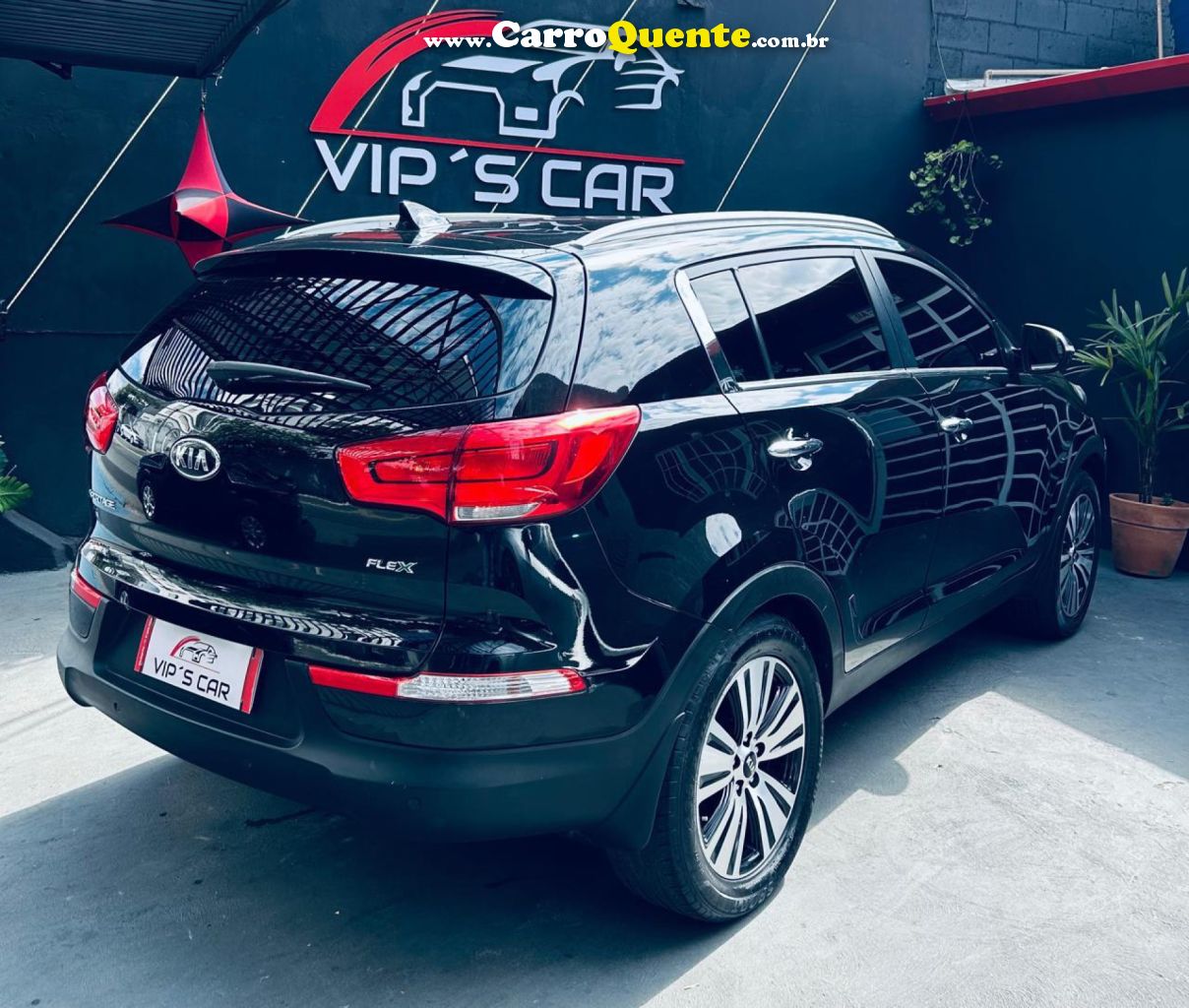 KIA   SPORTAGE EX 2.0 16V 2.0 16V FLEX AUT.   PRETO 2015 2.0 FLEX - Loja