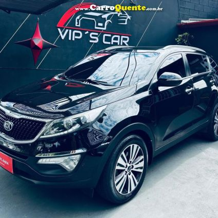KIA   SPORTAGE EX 2.0 16V 2.0 16V FLEX AUT.   PRETO 2015 2.0 FLEX