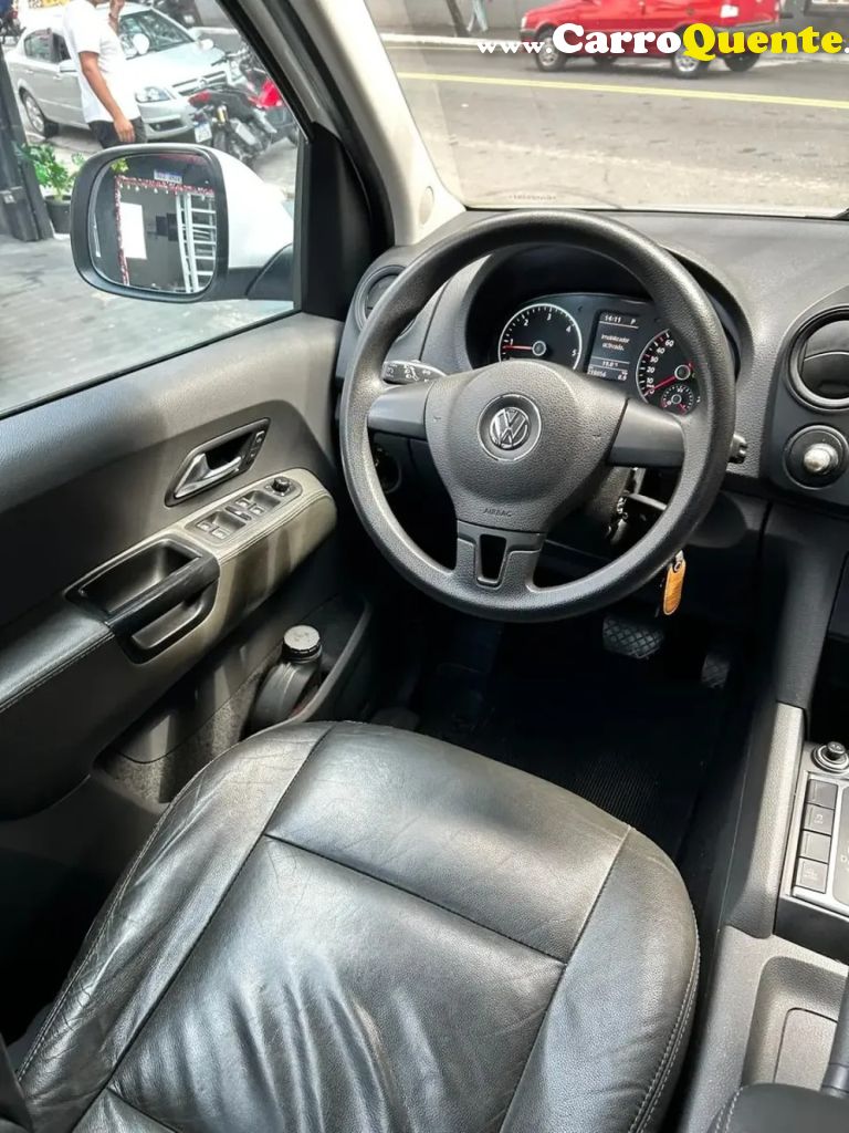 VOLKSWAGEN   AMAROK TRENDLINE CD 2.0 TDI 4X4 DIES AUT   BRANCO 2014 2.0 DIESEL - Loja